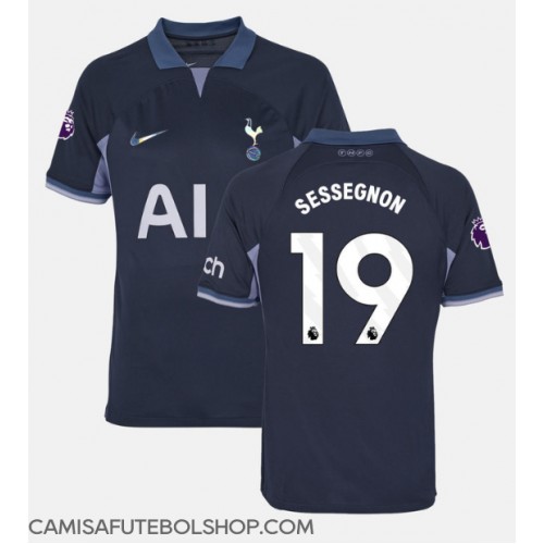 Camisa de time de futebol Tottenham Hotspur Ryan Sessegnon #19 Replicas 2º Equipamento 2023-24 Manga Curta